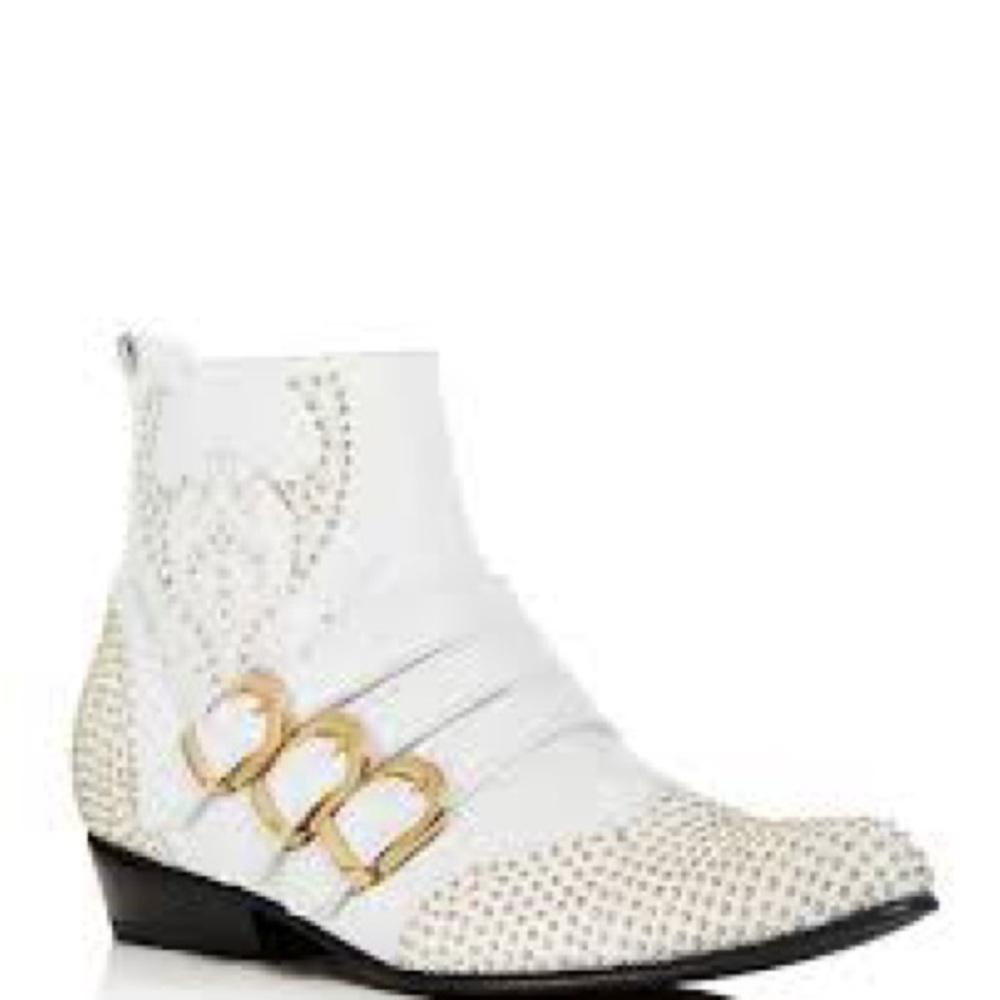 Anine Bing White Penny Boots 37